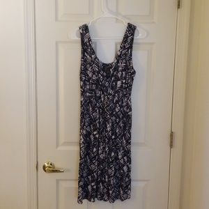 L Patterned Anthropologie Sleeveless Dress